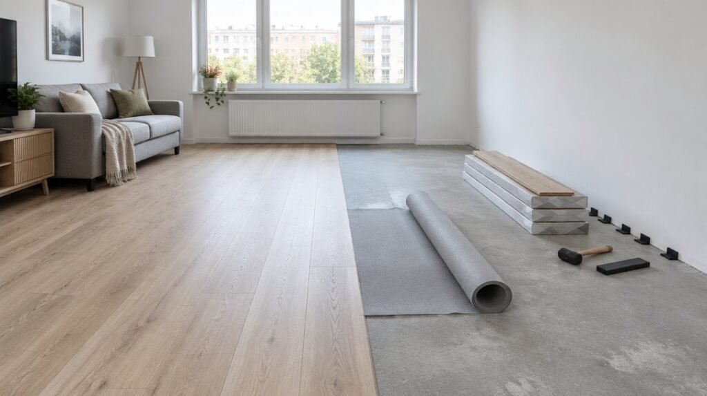 Panele laminowane czy winyl SPC? Porównanie, ceny montażu za m² w 2026 roku i błędy przy układaniu